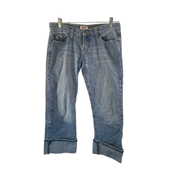 ABERCROMBIE & FITCH Women’s Cuffed Cropped Jeans / Size: 6 - Picture 1 of 10